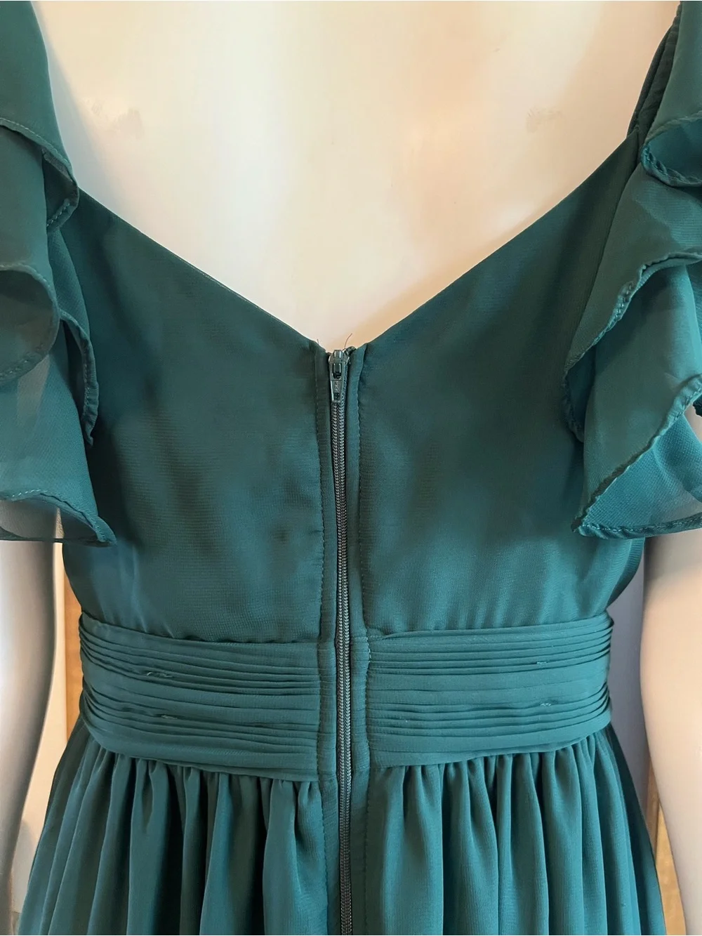 Birdy Grey Michelle Dress Chiffon Esmerald - Picture 9 of 16